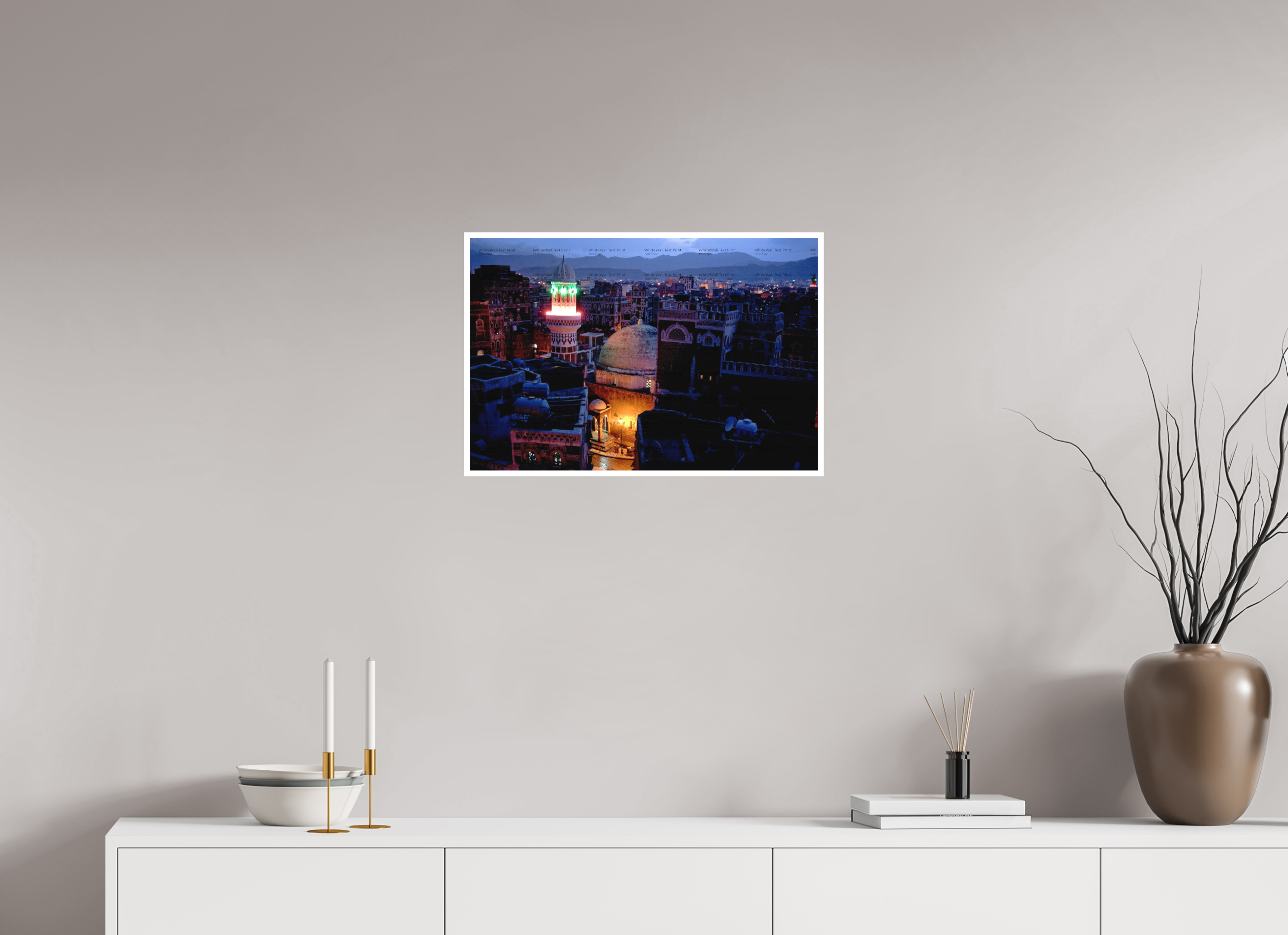 60 x 40 cm, Configuration Two (1cm border) The Night Before Ramadan