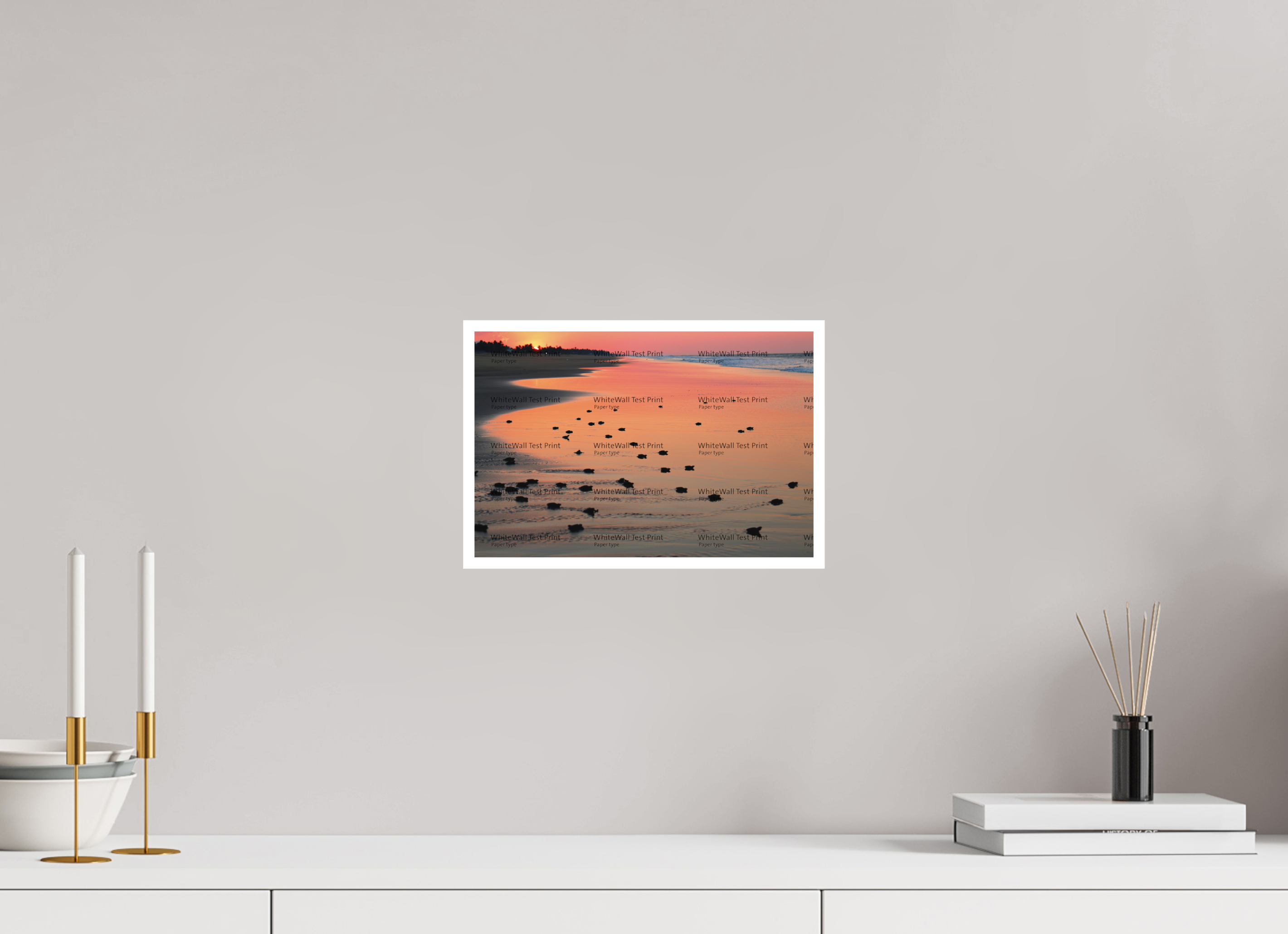 30 x 20 cm, Configuration Two (1cm border) Amphibia
