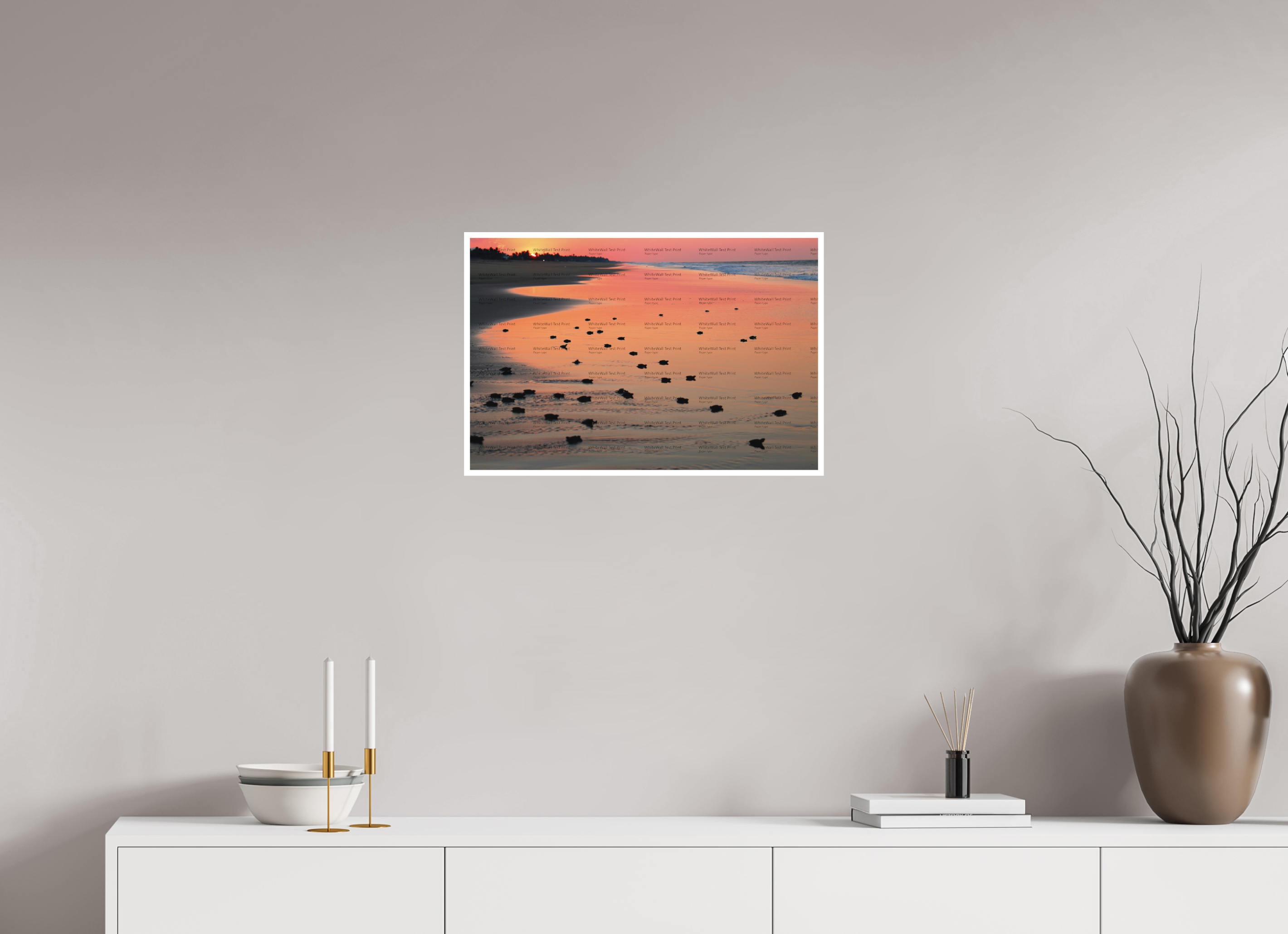 60 x 40 cm, Configuration Two (1cm border) Amphibia